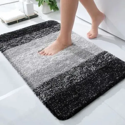 Plush Non-Slip Bath Mat (60x40cm) - 1