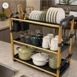 Premium 3-Tier Aluminium Dish Drainer - 2