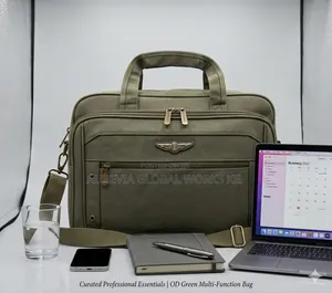 Multi-Pocket Canvas Travel Duffel Bag