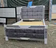 5x6 Grey Tufted Mocket Bed - Free Delivery - 1