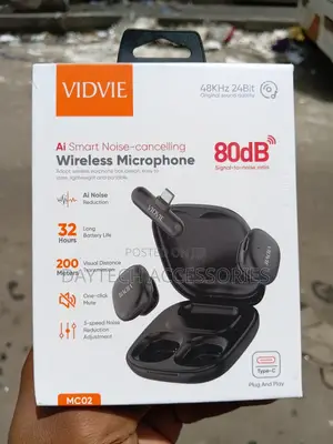 Vidvie MC02 Kipaza Sauti Kisicho na Waya (Urefu wa 200m)