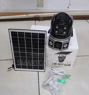 Kamera ya Nje ya 4G Dual Lens V380 Pro Solar PTZ