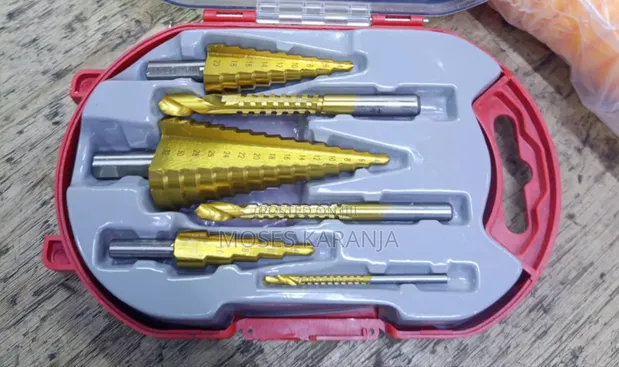 HSS Titanium Coated Step Drill Bits Set - 1