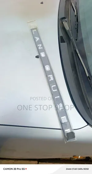 Toyota Land Cruiser Prado Chrome Emblem Strip - Mpya Kabisa