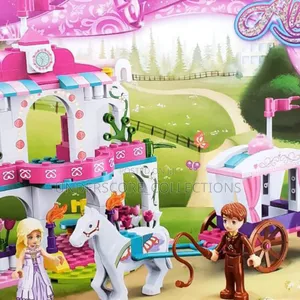 Girls Block Toy Building Bricks STEM Set