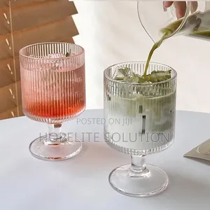 Vikombe vya Kioo Multifunctional 180ml - Set ya Vipande 6