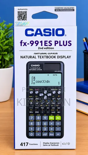 Casio Fx-991es Plus Toleo la Pili Calculator Sayansi