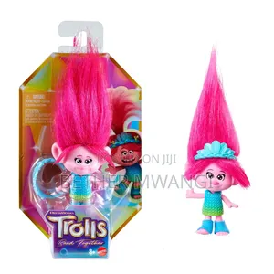 DreamWorks Trolls Fun Fair Surprise Small Dolls - Nywele Pink