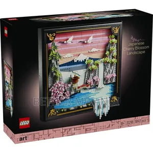 LEGO Art Mchoro wa Maua ya Cherry Blossom ya Kijapani