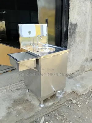 Kituo cha kunawa mikono cha Stainless Steel kwa Matumizi ya Kibiashara