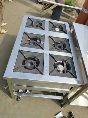 Cooker ya Gesi ya Chuma cha Kutuo 6 Burner 1200mm