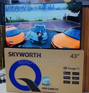 Skyworth 43" QLED 4K Frameless Google TV