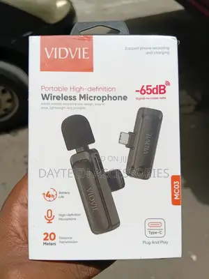 Vidvie MC03 Wireless Lavalier Microphone kwa Simu