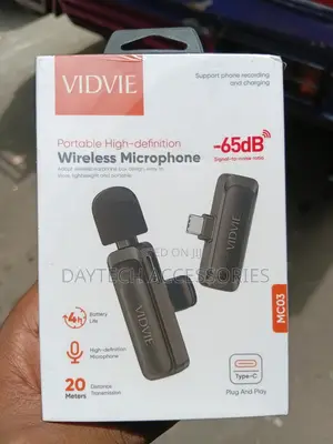 Vidvie USB-C MC03 Kipaza Sauti Kisichotumia Waya cha Kubebeka - Nyeusi