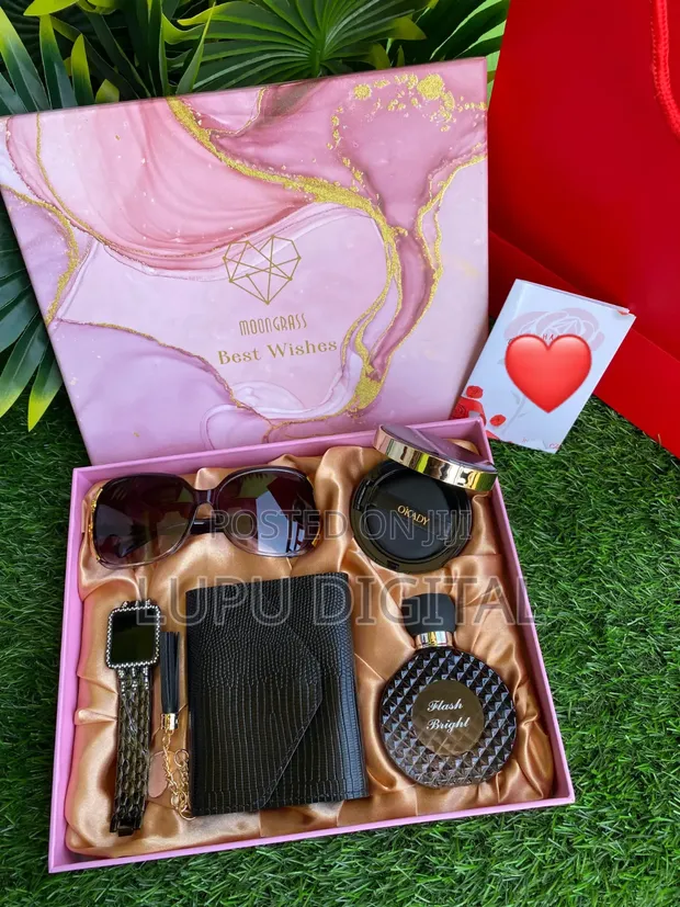 Fancy Ladies Gift Set with LED Watch - 1