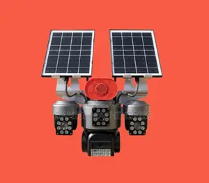 CCTV Solar Camera Dual Panel, Kadi ya SD & SIM