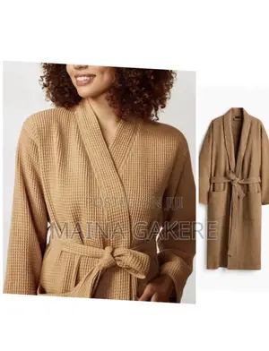 Unisex Cotton Bathrobes - White