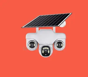 3-Lens 360 PTZ Solar IP Camera