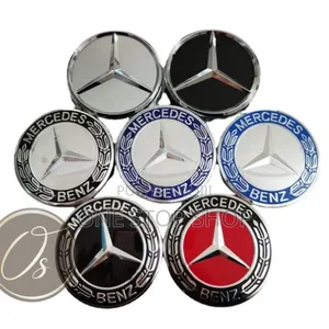 Vifuniko vya Magurudumu ya Mercedes-Benz (4pc) - Maelezo ya Kuchonga