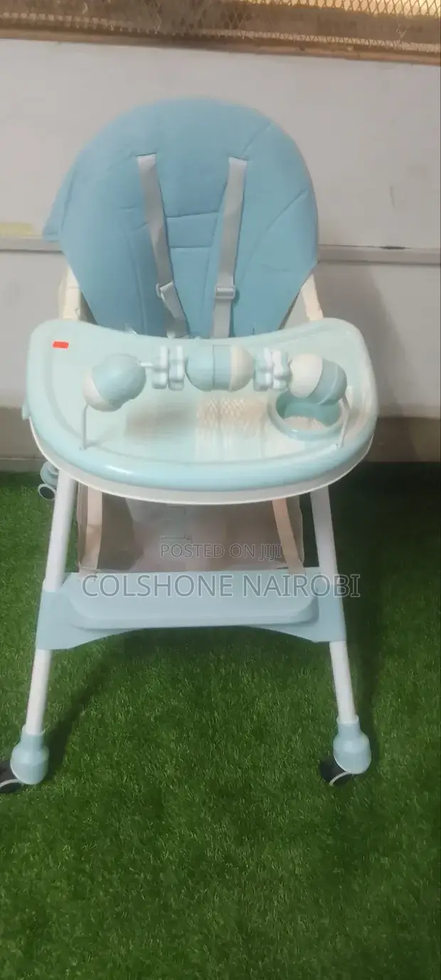 Baby High Chair with Tray & Safety Harness - 1
