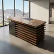 Golden Modern 1400mm Executive Office Desk - 2