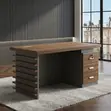 Golden Modern 1400mm Executive Office Desk - 3