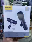 Dudao M1-B 2-in-1 Kipaza Sauti cha Lavalier - Nyeusi - 1