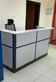 Dawati la Ofisi la Mpokezi 1.6m - Nyeupe - 2