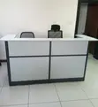 Dawati la Ofisi la Mpokezi 1.6m - Nyeupe - 3