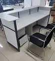 Dawati la Ofisi la Mpokezi 1.6m - Nyeupe - 4