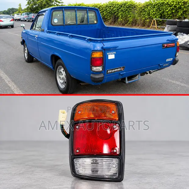 Tail Lamp Nissan Datsun 1200 Pickup A12 Black LHS - 1