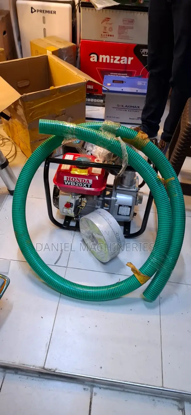 2-Inch Honda Petrol Water Pump with Pipes - 1