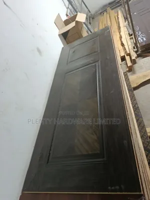 64Door Factory Semi Solid Flash Room Door - Black