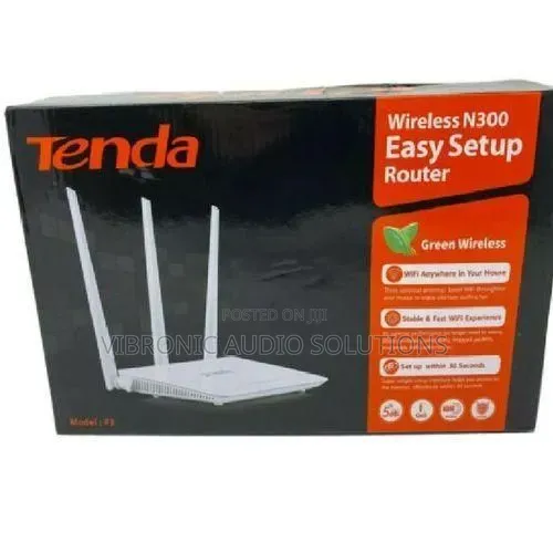 Tenda F3 300Mbps Wireless WiFi Router - 1