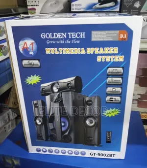 Golden Tech GT-9002BT 3.1CH Bluetooth Multimedia Speaker