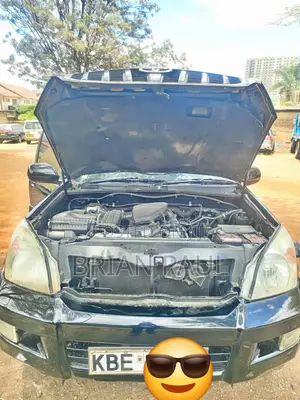 Toyota Land Cruiser 2008 Nyeusi