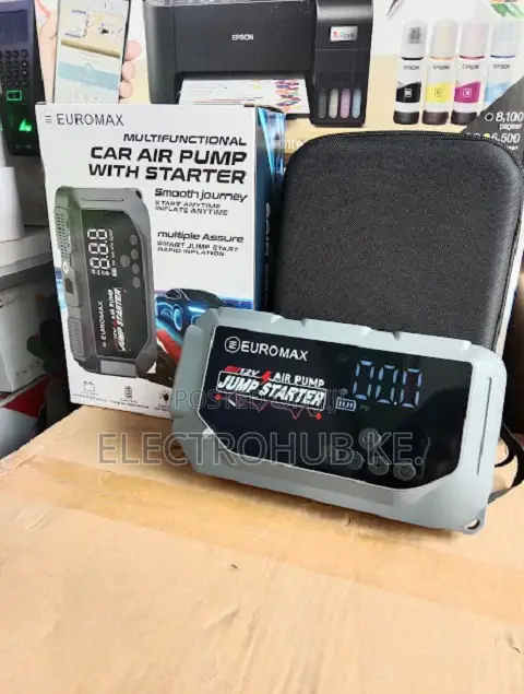 Euromax EMK3 Heavy Duty Jump Starter Kit na Air Pump - 1