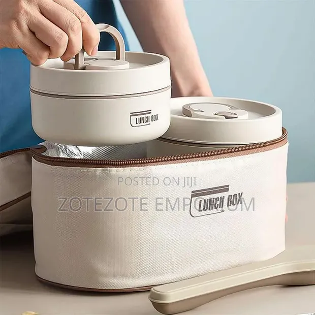 Sandwich Box ya 4-in-1 Inayoweza Kupangwa na Mfuko wa Kubeba - 1