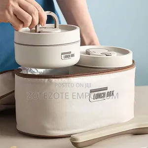 Sandwich Box ya 4-in-1 Inayoweza Kupangwa na Mfuko wa Kubeba