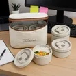 Sandwich Box ya 4-in-1 Inayoweza Kupangwa na Mfuko wa Kubeba - 2