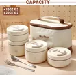 Sandwich Box ya 4-in-1 Inayoweza Kupangwa na Mfuko wa Kubeba - 3