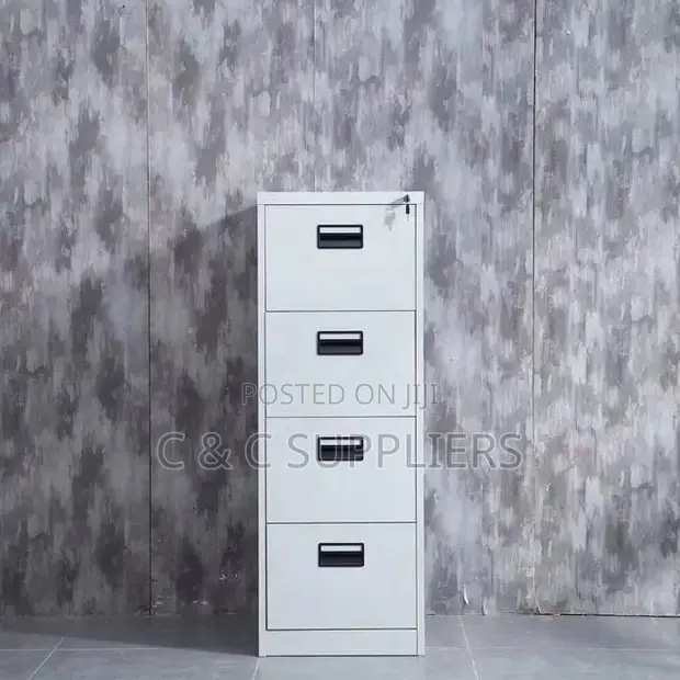 4-Drawer Filing Unit - White - 1