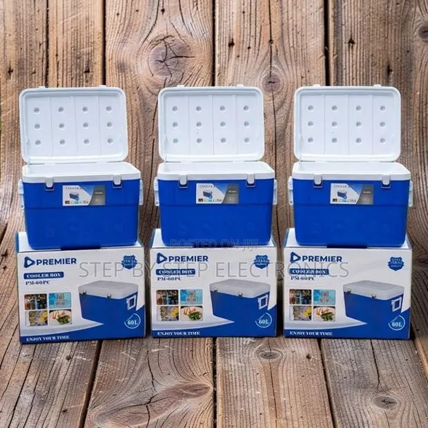 Premier 60L Portable Cooler Box Ice Box - 1
