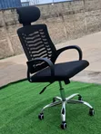 Kiti Kipya cha Ofisi chenye Headrest na Kiti Kinachoweza Kurekebishwa - 1
