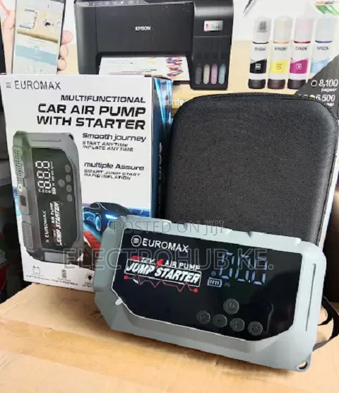 EMK3 Euromax Multifunction Car Jump Starter & Tyre Inflator - 1