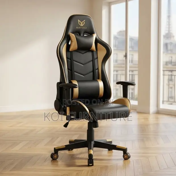 Ergonomic High Backrest Leather Office Chair - 1