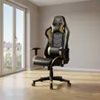 Ergonomic High Backrest Leather Office Chair - 5
