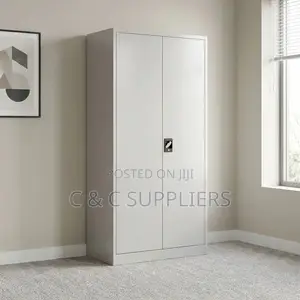 Brand New Office Storage Cabinet - White Steel