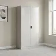 Brand New Office Storage Cabinet - White Steel - 1