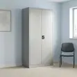 Brand New Office Storage Cabinet - White Steel - 2